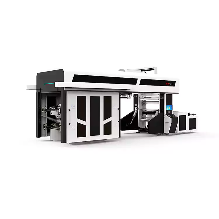 4-8 цвята флексографска Ci пластмасова флексопечатна машина