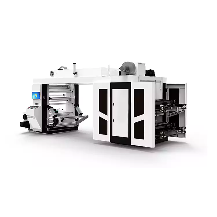 Високоскоростна флексопечатна машина тип стек